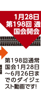 1月28日 第198回 通常国会開会