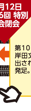 11月12日 第206回 特別国会閉会